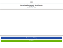 Tablet Screenshot of hongkongwestchester.com